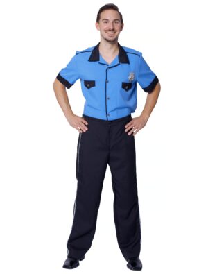Polizist Herren 2-tlg. hellblau 60