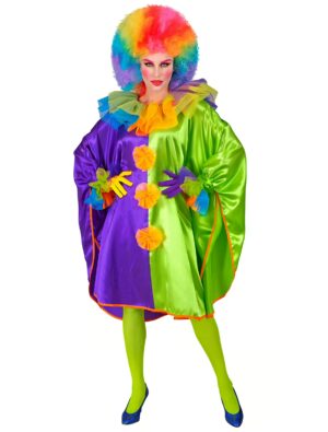 Poncho Clown bunt one size Farbe: bunt