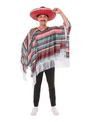 Poncho Fiesta bunt one size Farbe: bunt
