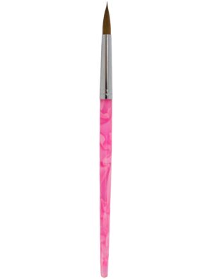 Profi- Kunstfaserpinsel (Gr. 10) Schminke für Karneval & Fasching Farbe: pink