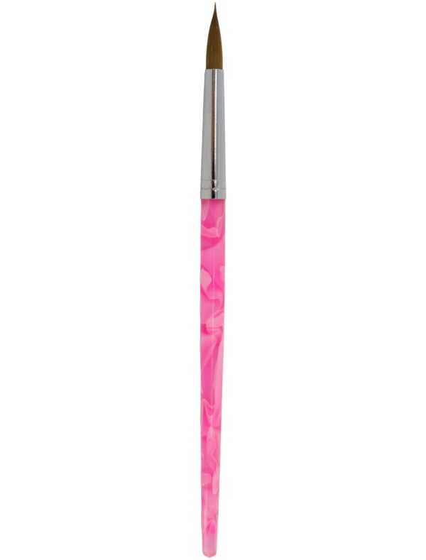 Profi- Kunstfaserpinsel (Gr. 10) Schminke für Karneval & Fasching Farbe: pink