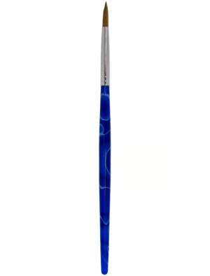 Profi- Kunstfaserpinsel (Gr. 6) Schminke für Karneval & Fasching Farbe: blau