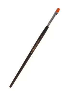Profi-Lippenpinsel (Gr. 4) Schminke für Karneval & Fasching Farbe: schwarz
