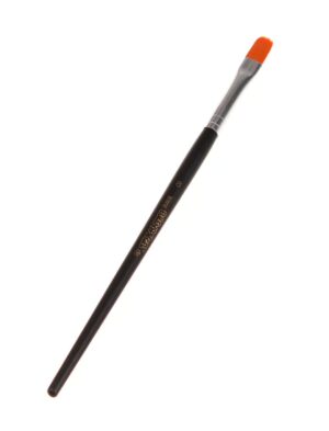 Profi-Lippenpinsel (Gr. 8) Schminke für Karneval & Fasching Farbe: schwarz