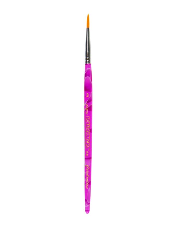 Profi-Rundpinsel Celebration (Gr. 3) Schminke für Karneval & Fasching Farbe: pink