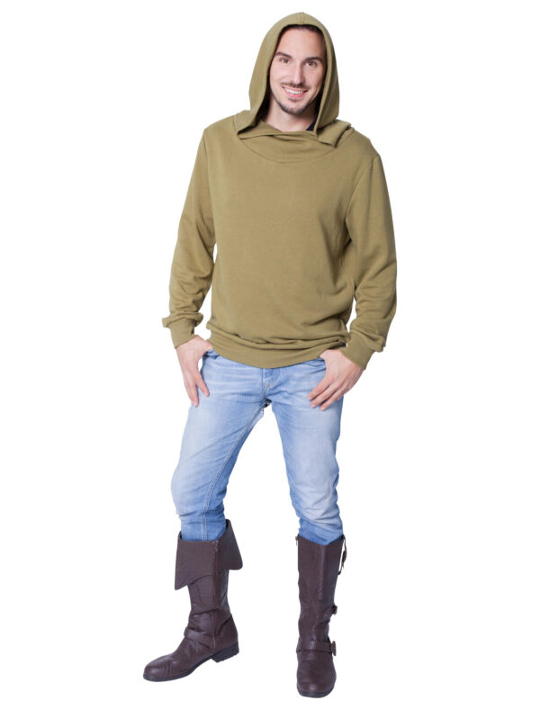Pullover mit Kapuze grün L/XL