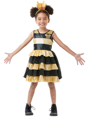Queen Bee L.O.L Kinder 2-tlg. schwarz/gelb L