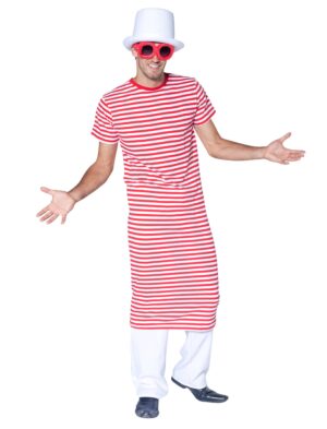Rivelhemd kurzarm rot/weiß M