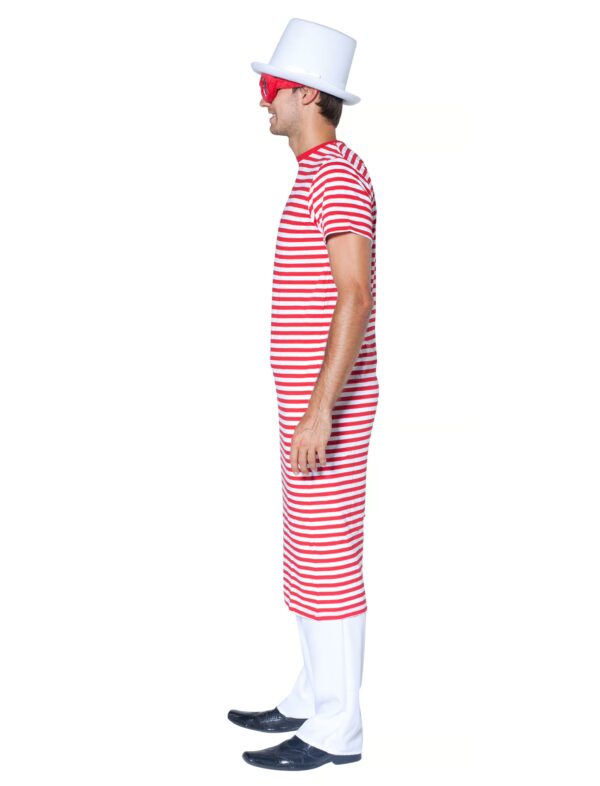 Rivelhemd kurzarm rot/weiß XS