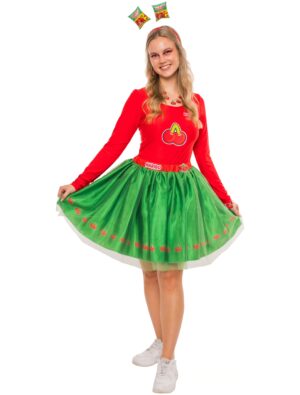 Rock HARIBO Happy Cherries Damen rot/grün one size
