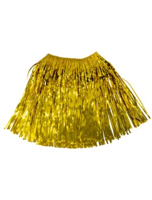 Rock Lametta metallic Damen gold L/XL