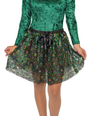Rock Pfau Damen kurz Farbe: grün