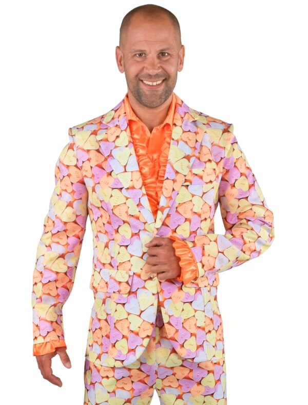 Sakko Candy Herzen bunt XL Farbe: bunt