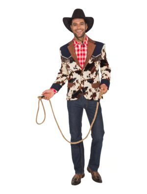 Sakko Cowboy Herren braun 2XL