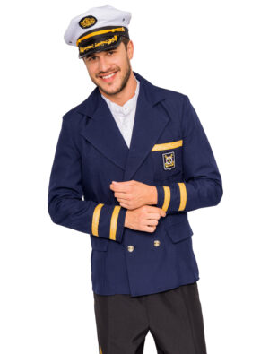 Sakko Kapitän Herren blau/gold 3XL