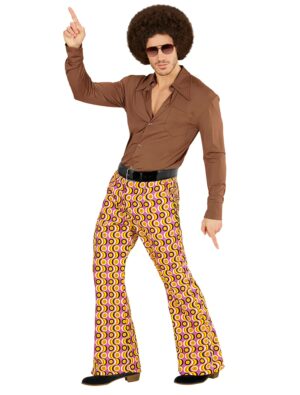 Schlaghose Disco 70er Jahre Herren bunt 2XL/3XL Farbe: bunt