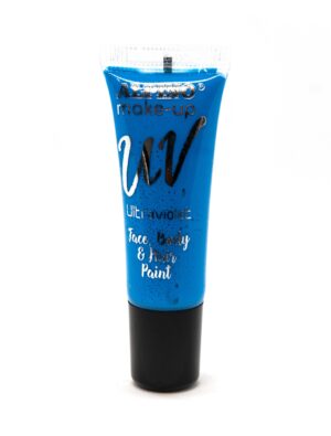 Schminke UV 10ml blau Schminke für Karneval & Fasching