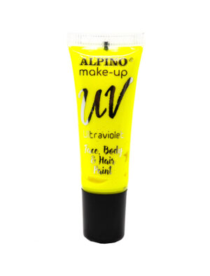 Schminke UV 10ml gelb Schminke für Karneval & Fasching