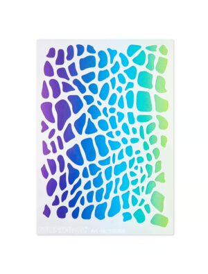 Schminkschablone Reptil transparent