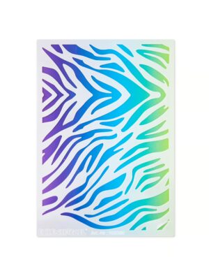 Schminkschablone Zebra transparent