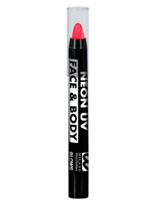 Schminkstift UV herausdrehbar neonpink Schminke für Karneval & Fasching