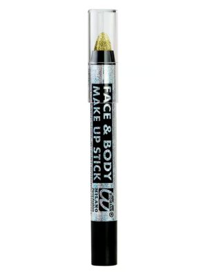 Schminkstift herausdrehbar gold Schminke für Karneval & Fasching