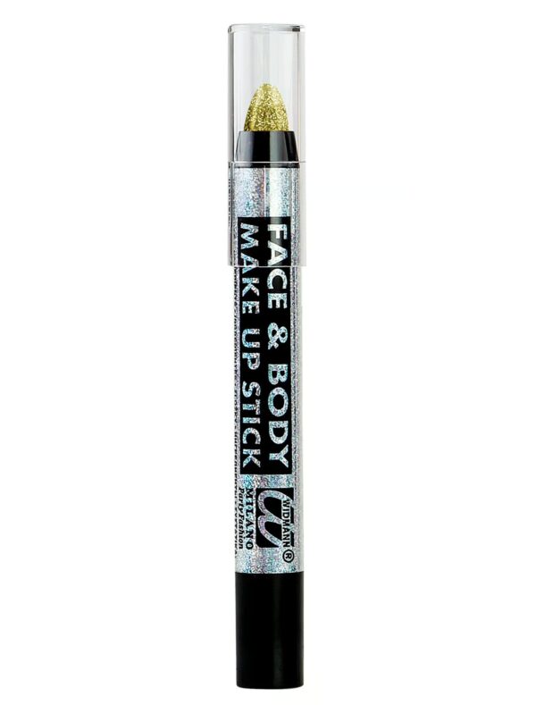 Schminkstift herausdrehbar gold Schminke für Karneval & Fasching