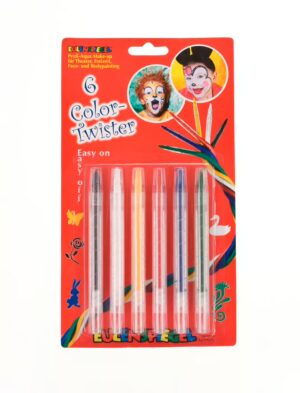Schminkstifte Color Twister Schminke für Karneval & Fasching Farbe: bunt