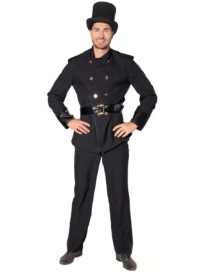 Schornsteinfeger 3-tlg. schwarz 3XL