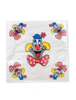 Servietten Deiters-Clown Farbe: bunt