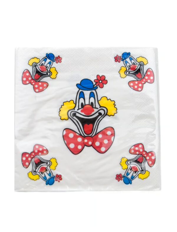 Servietten Deiters-Clown Farbe: bunt