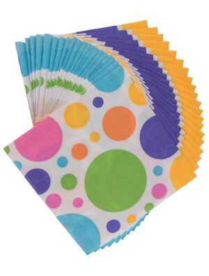 Servietten Kreise bunt Farbe: bunt