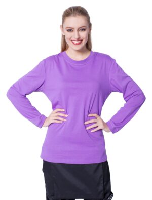 Shirt langarm lila L