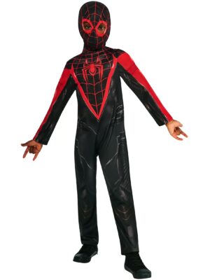 Spider-Man Miles Morales 2-tlg.  Kinder schwarz/rot 7-8 Jahre