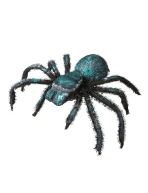 Spinne türkis schimmernd 48cm