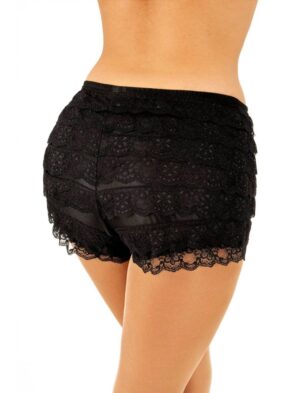 Spitzenhose schwarz 36