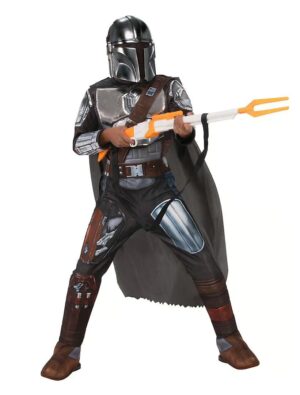 Star Wars Mandalorian Beskar 2tlg. Kinder schwarz 5-7 Jahre