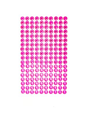 Strasssticker 180 Stk. pink Schminke für Karneval & Fasching