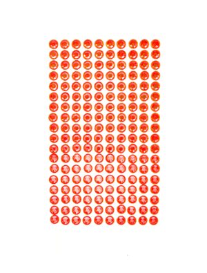 Strasssticker 180 Stk. rot Schminke für Karneval & Fasching