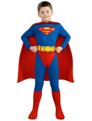 Superman 3-tlg. Kinder rot/blau 12-14 Jahre