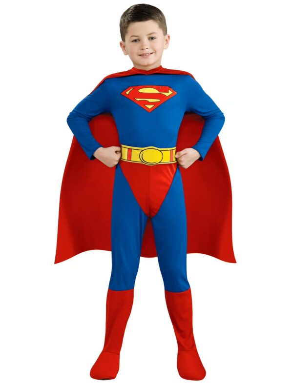 Superman 3-tlg. Kinder rot/blau 12-14 Jahre