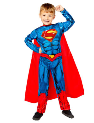 Superman Kinder 4-6 Jahre rot/blau