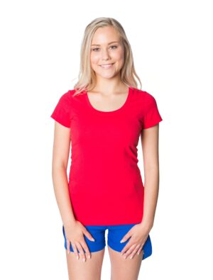 T-Shirt Damen Damen rot 2XL