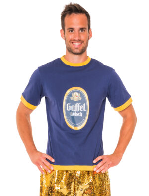 T-Shirt Gaffel Kölsch blau 5XL