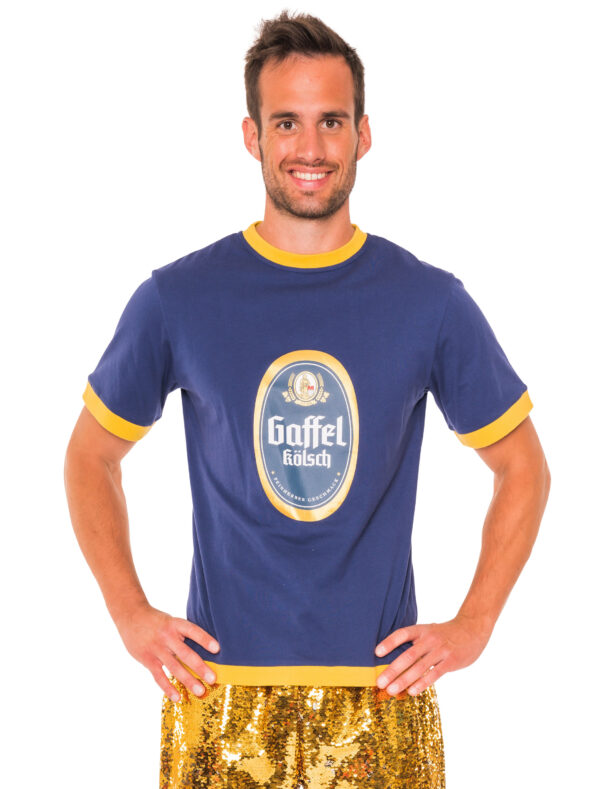 T-Shirt Gaffel Kölsch blau 5XL