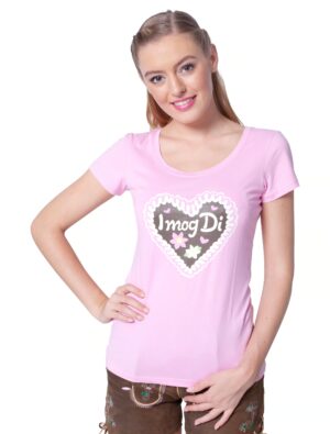 T-Shirt I mog Di Damen pink L