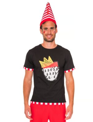 T-Shirt Köln mit Wappen Herren schwarz 5XL