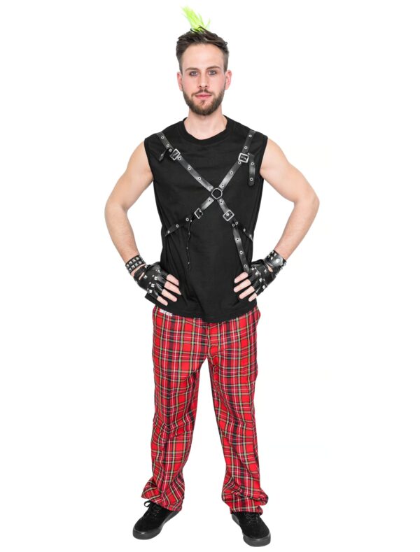Tank Top Punker Herren schwarz L