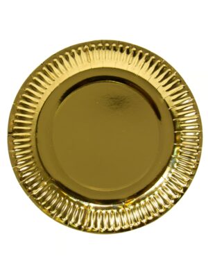 Teller Metallic gold 8 Stk.