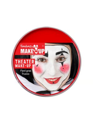 Theater-Schminke rot 25g Schminke für Karneval & Fasching